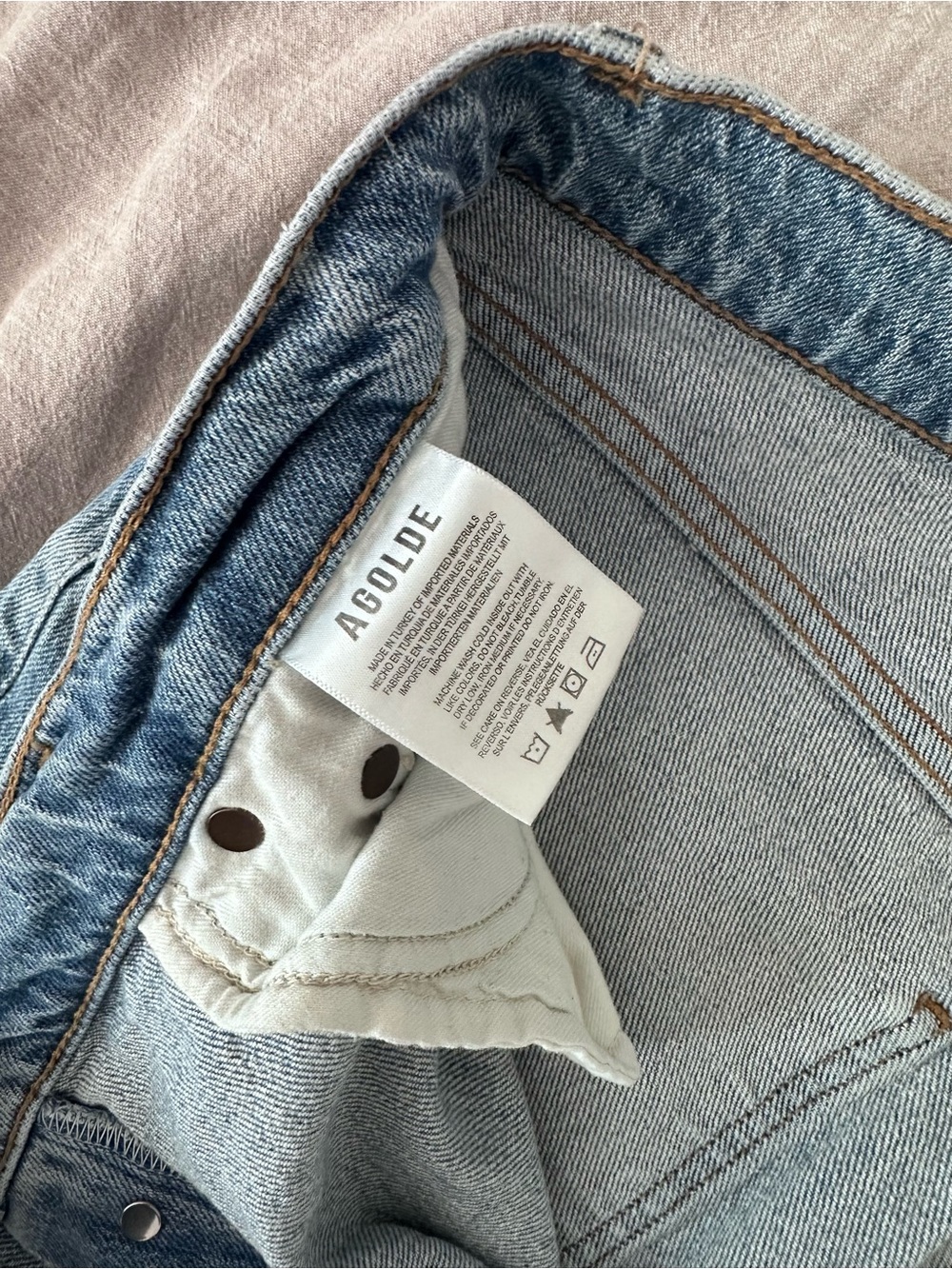 AGOLDE Freya Jeans – Size 32 | Light Wash - Picture 3 of 5